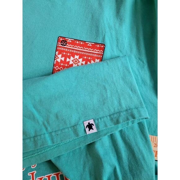 Simply Southern Christmas Long Sleeve T-Shirt Blue Women's Size Large - Picture 7 of 7